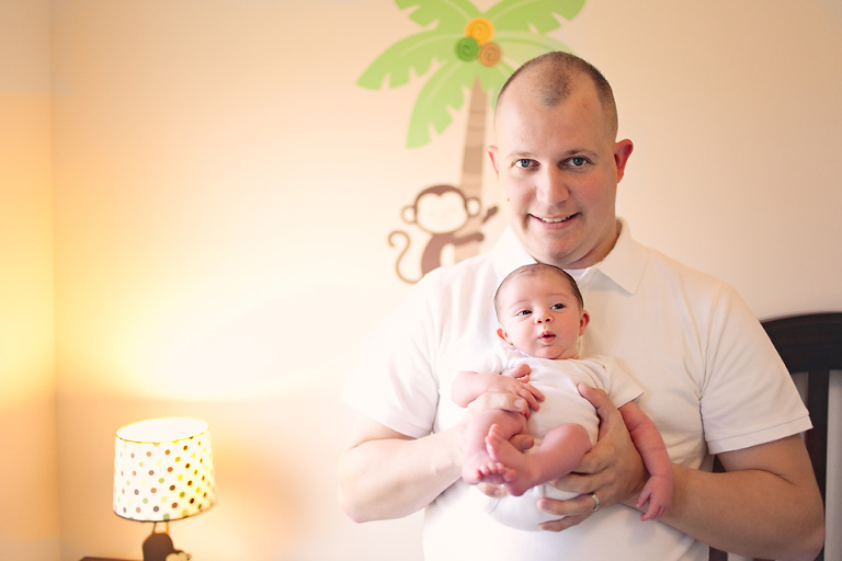 Infant with dad photo in Falls Church VA
