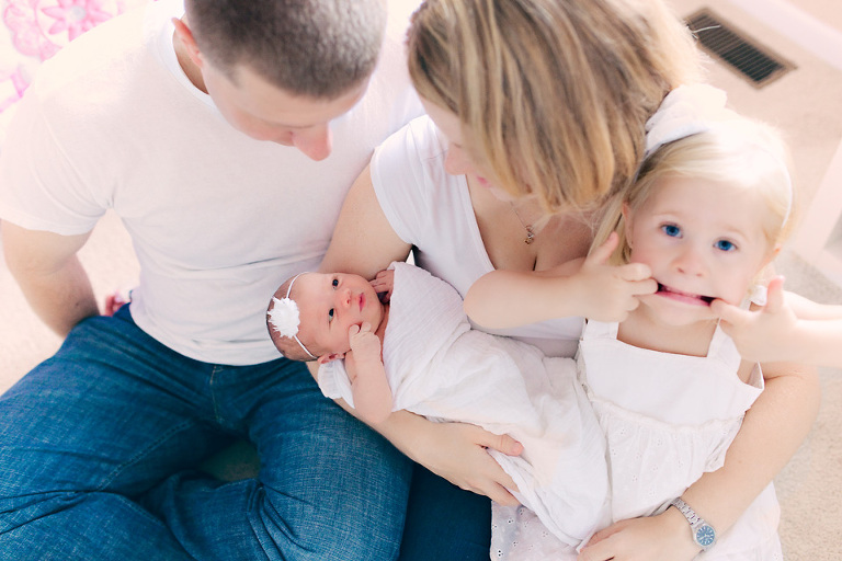 Lifestyle newborn session Northern VA