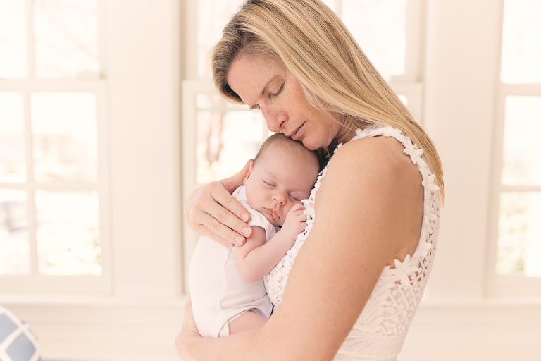 At home baby photos Washington DC