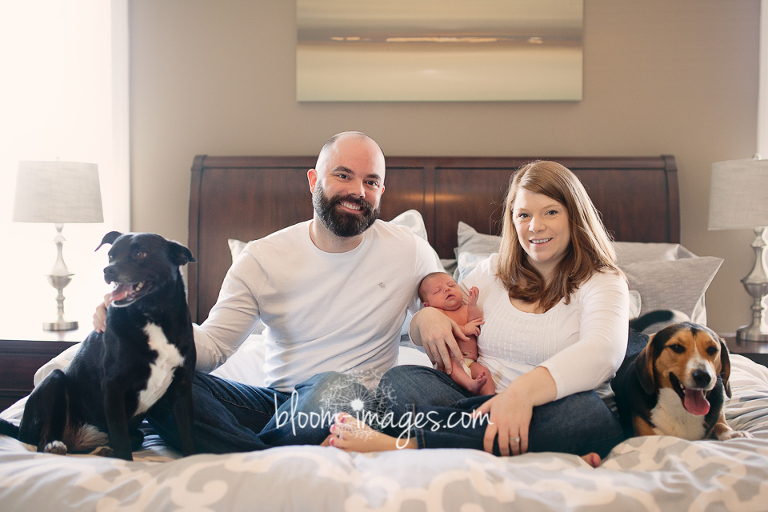 Lifestyle Newborn Baby Photo Session in Northern VA. Bloom Images Photography by Sylvia Osinski