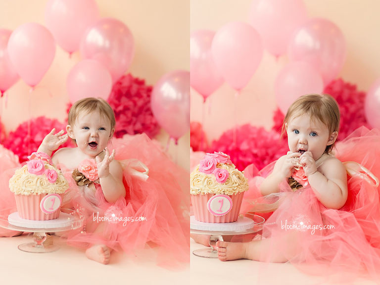 Northern VA Cake Smash Photos by Bloom Images Photography by Sylvia Osinski