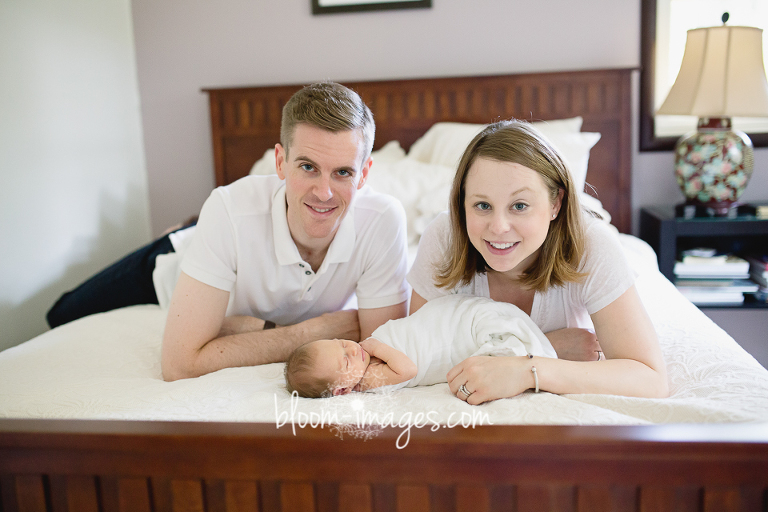 Lifestyle Newborn Baby Photo Session in Northern Virginia