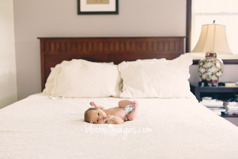 Lifestyle Newborn Baby Photo Session in Northern Virginia