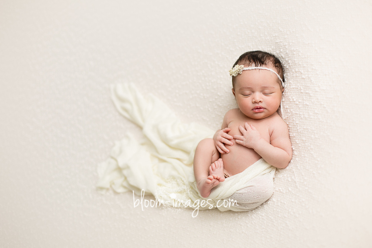 Studio Newborn Photo Session with Bloom Images by Sylvia Osinski, in Ashburn, Northren VA