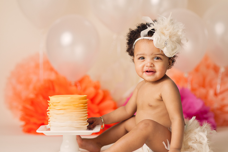 Northern VA baby first birthday photography