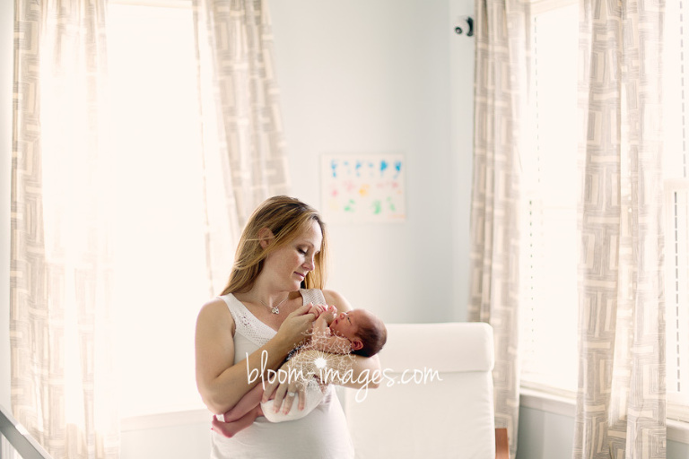 Lifestyle at-home Newborn Photography in Northern VA