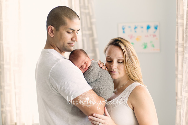 Lifestyle at-home Newborn Photography in Northern VA