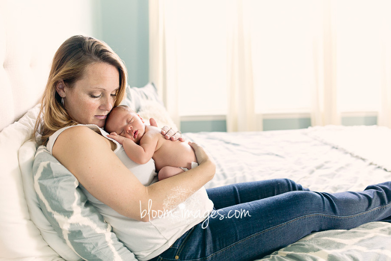 Lifestyle at-home Newborn Photographer in Northern VA