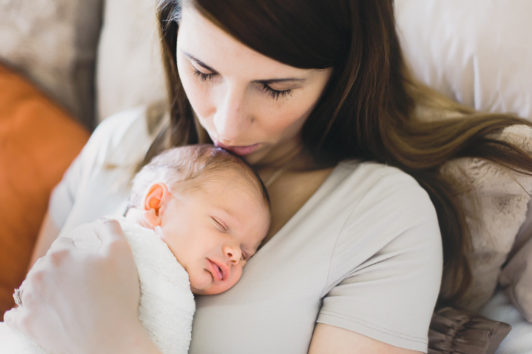 Newborn baby at home photo shoot NOVA