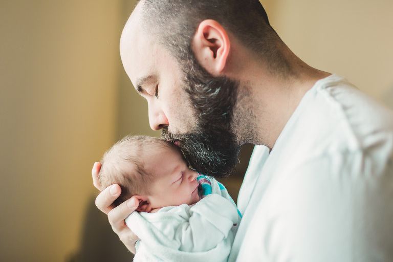 Fresh 48 Newborn Photography Northern VA infant pictures in hospital after birth