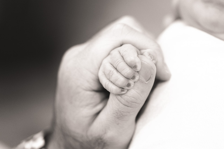 Fresh 48 Newborn Photography Northern VA infant pictures in hospital after birth