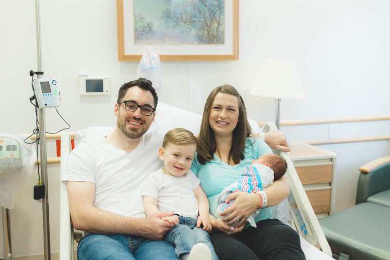 Fresh 48 Newborn Photography Northern VA infant pictures in hospital after birth