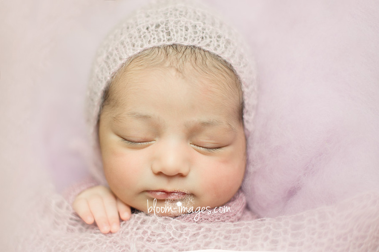 Newborn Baby Photography in Washington DC and Northern VA sweet infant face