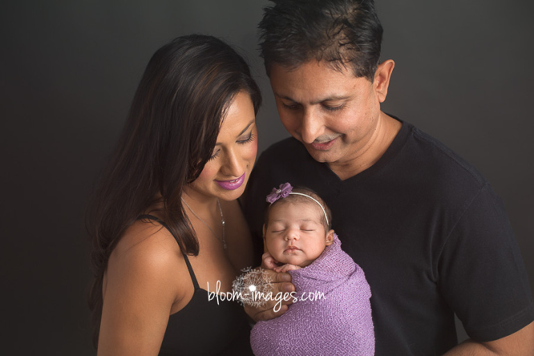 Newborn Baby Photography in Washington DC and Northern VA baby with parents
