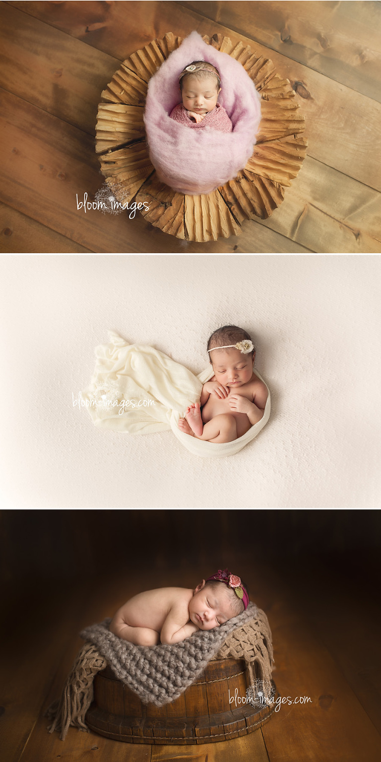 Newborn Photographer in Washington DC and Northern VA infant baby collage