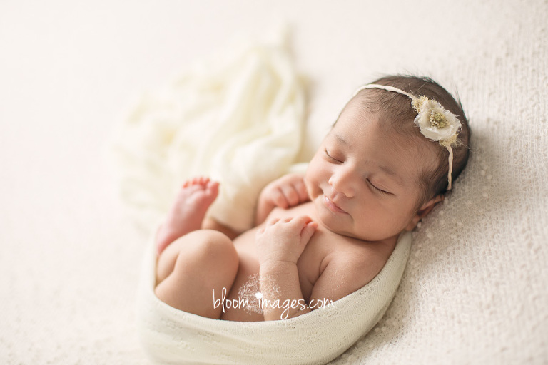 Newborn Baby Photography in Washington DC and Northern VA white set up