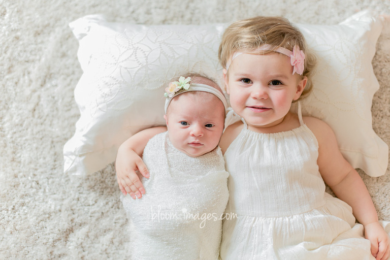 Baby sisters, family photos in Northern VA