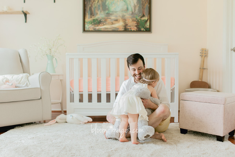 Baby and Dad, Family Photography in Fairfax VA