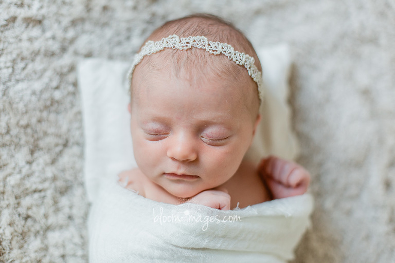 newborn baby face close up in Northern VA