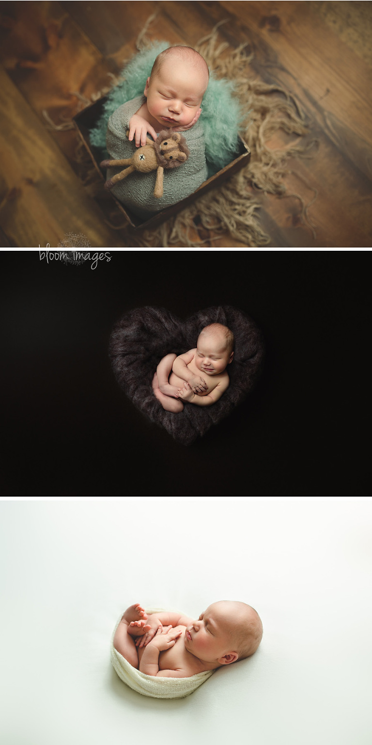Newborn Photographer Washington DC, and NOVA, heart collage