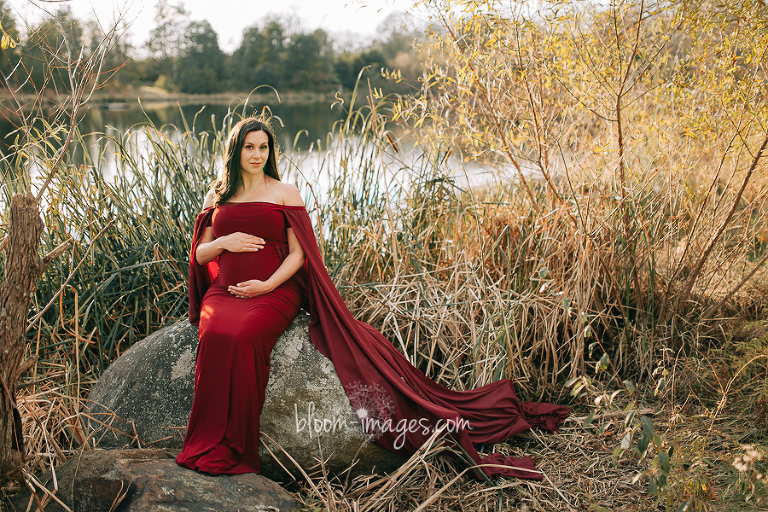 maternity photo in northern VA beautiful portrait